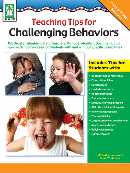 Title details for Teaching Tips for Challenging Behaviors, Grades PK - 2 by Gunzenhauser - Wait list